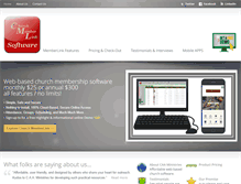 Tablet Screenshot of churchmemberlink.com